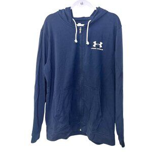 Under Armour Men's Navy Blue Full Zip Hoodie 2XL